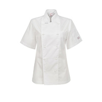 ChefsCraft Exec Lightweight Ladies Chef Jacket S/S White
