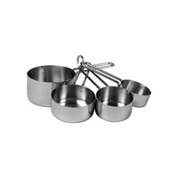 Measuring Cup Set - Stainless Steel 4pc 60/80/125/250ml