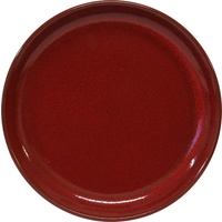 Artistica Round Plate-240mm Rolled Edge Reactive Red