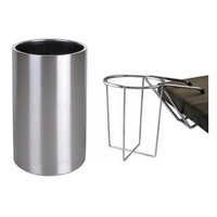 Stainless-Steel Champagne Cooler  200(H) x 120(Ø)mm