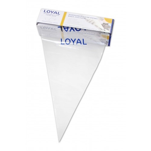 Loyal Disposable Piping Bags Clear 18"/46cm - Roll 100