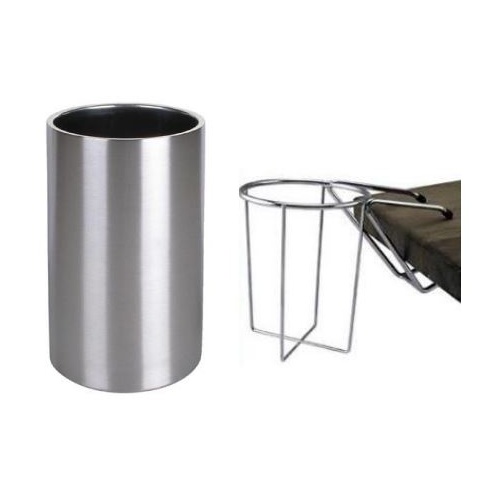 Stainless-Steel Champagne Cooler  200(H) x 120(Ø)mm
