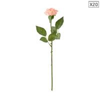 SOGA 20pcs Artificial Silk Flower Fake Rose Bouquet Table Decor Champion