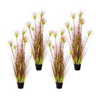 SOGA 4X 120cm Green Artificial Indoor Potted Papyrus Plant Tree Fake Simulation Decorative