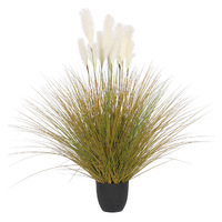 SOGA 137cm Artificial Indoor Potted Reed Bulrush Grass Tree Fake Plant Simulation Decorative