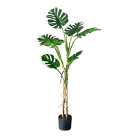 SOGA 160cm Green Artificial Indoor Turtle Back Tree Fake Fern Plant Decorative