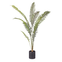 SOGA 210cm Artificial Green Rogue Hares Foot Fern Tree Fake Tropical Indoor Plant Home Office Decor