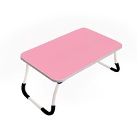 SOGA Pink Portable Bed Table Adjustable Foldable Bed Sofa Study Table Laptop Mini Desk Breakfast Tray Home Decor