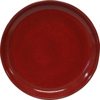 Artistica Round Plate-270mm Rolled Edge Reactive Red