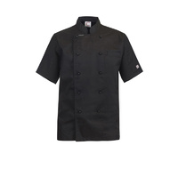 ChefsCraft Exec Lightweight Chef Jacket S/S Black