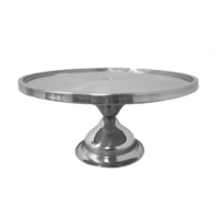 Cake Stand-Stainless Steel 300x150mm