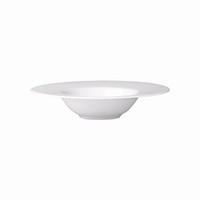 Chelsea Pasta Plate-280mm 65mm Wide Flat Rim - Qty 6
