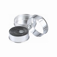 Cutter Set - Stainless Steel Round Plain 14pcs Size:25 - 115mm - Set