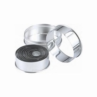 Cutter Set - Stainless Steel Round Plain 11pcs Size: 25 - 95mm - Set