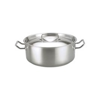 Chef Inox Elite Casserole 12.0Lt 320x150mm with Lid