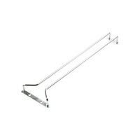 Glass Hanger - 600mm Chrome Plate