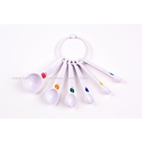 Plastic Measuring Spoons - Set 6