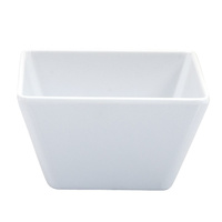 Melamine Square Bowl 130x130x70mm - Black