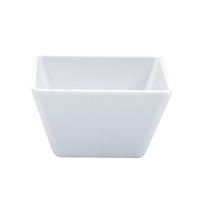 Melamine Square Bowl 70x70x42mm - White