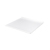 Melamine Square Platter-W/Lip 300 x 300mm - White
