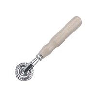 Ghidini - Pastry Wheel - Fluted 3mm  "Daily" Wood Hdl