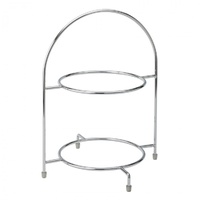 High Tea Stand - 2 Tier Round Display