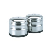 Salt & Pepper Shake Stainless Steel Jumbo  - Pair