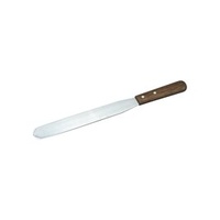 Spatula - Stainless Steel 250x39mm 10" Wood Handle