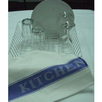 Linen & Cotton Blend Tea Towel