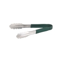 Tong - Utility Stainless Steel 230mm Green