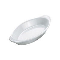 Oval Gratin Dish 220x105x/225ml White - Qty 12