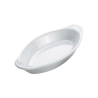 Oval Gratin Dish 250x130x/340ml White - Qty 12