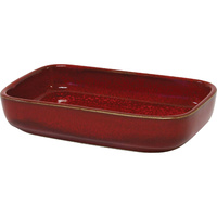 Artistica Rectangular Dish 170x105x40mm Reactive Red