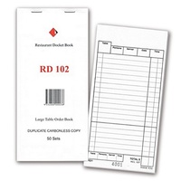 Docket Book - Large Duplicate Carbonless RD102