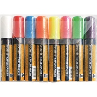 Set of 8 Securit Wide Square Point Markers