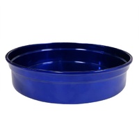 Round Bar Tray Blue Aluminium 240mm