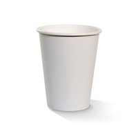 12oz PE Lined SW Cup/Plain White 90mm