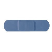 Waterproof Blue Strip Plasters / Bandaids 100 Pack