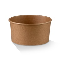 PE Coated Kraft Salad Bowl 42oz 185x160x68mm