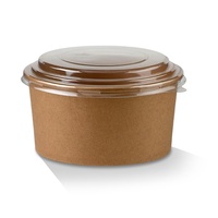 Raised PET Lid 185mm