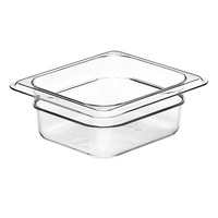 Clear Polycarbonate Food Pans - 1/6 Size 65mm