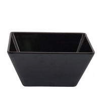 Square Bowl Melamine 100x100x60mm - Black
