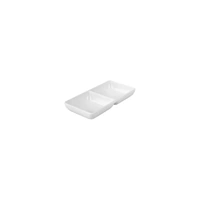 Melamine Divided Sauce Dish 100x75mm