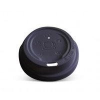6oz PE Hot & Cold Lid 80mm Black