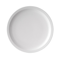 Melamine Round Plate White 226mm (Narrow Rim)