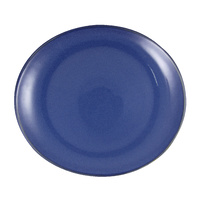 Artistica Oval Plate-295x250mm Reactive Blue