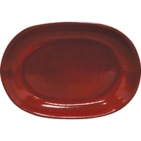 Artistica Oval Serving Platter-305x210mm Reactive Red
