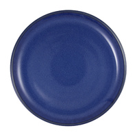 Artistica Round Plate-220mm Rolled Edge Reactive Blue