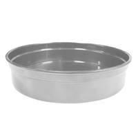 Round Bar Tray Silver Aluminium 240mm