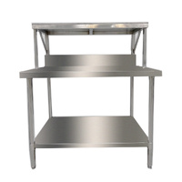Modular Heavy Duty Salamander Bench with Shelf Braces - SMB-8-1200